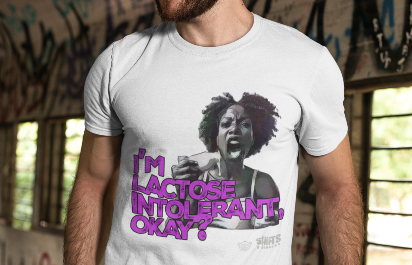 lactose intolerant t-shirt