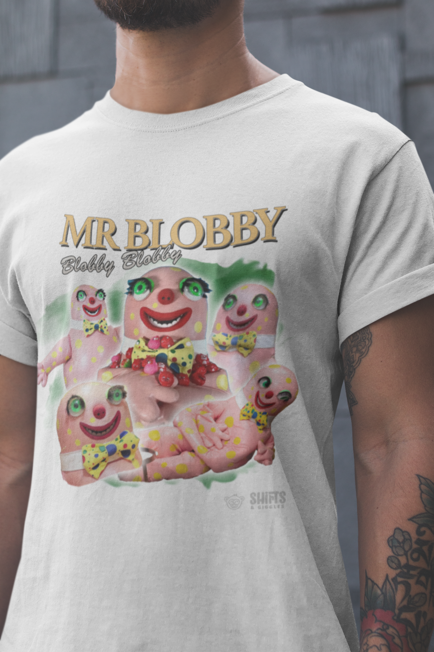 cult hero - mr blobby t-shirt