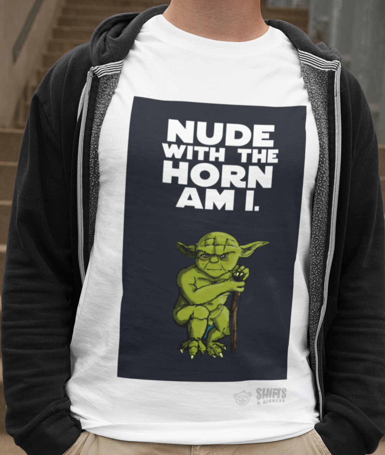 yoda horn t-shirt