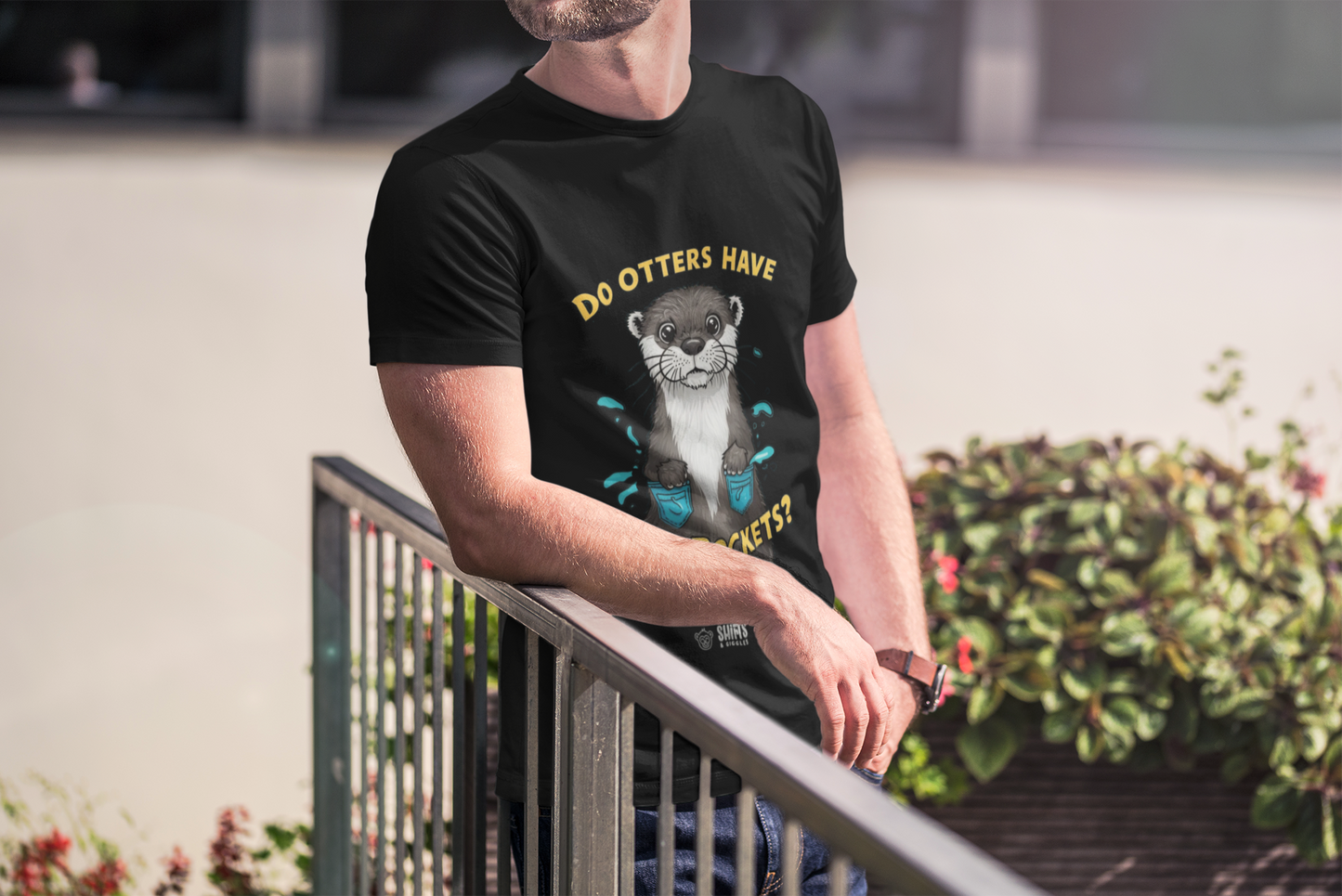 do otters have wet pockets t-shirt