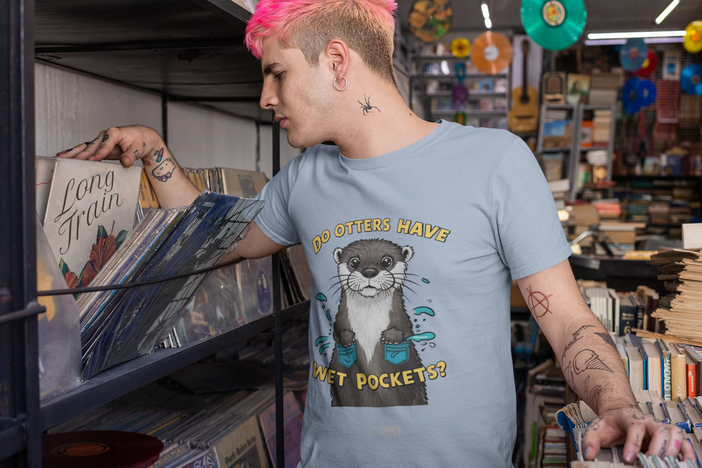 do otters have wet pockets t-shirt