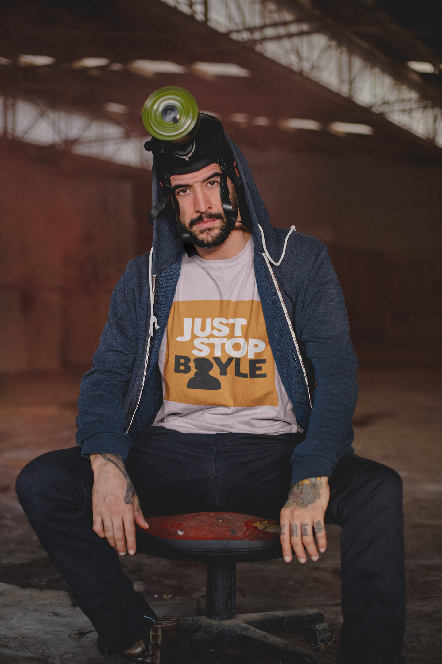 just stop boyle t-shirt