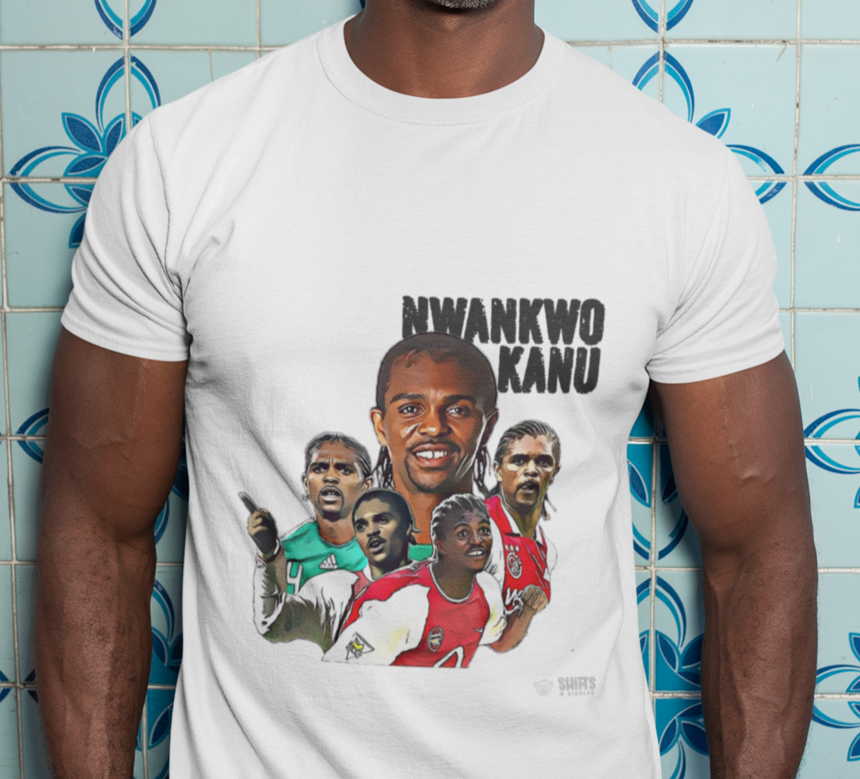 nwankwo kanu - football cult-hero t-shirt