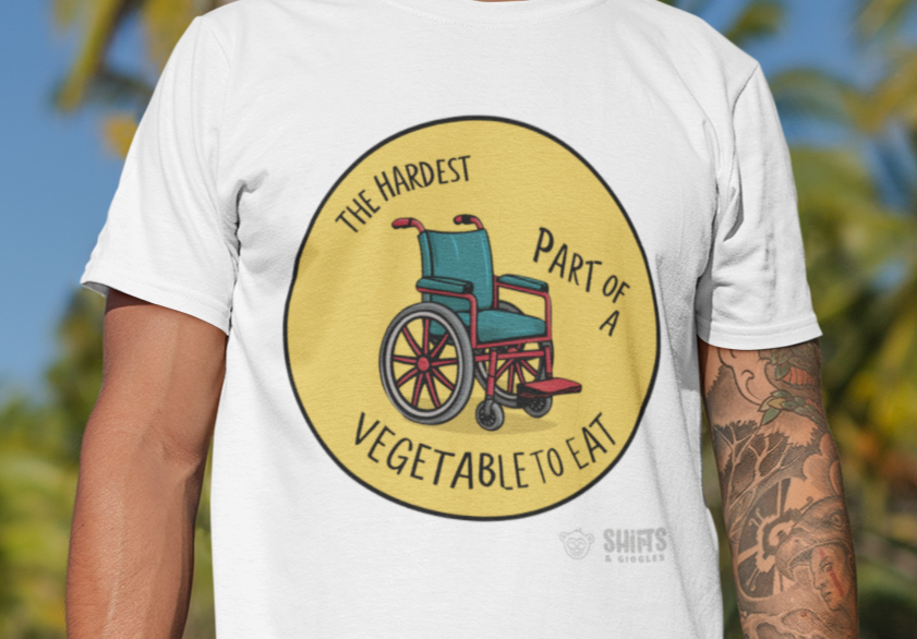 the hardest part of a vegetable to eat t-shirt