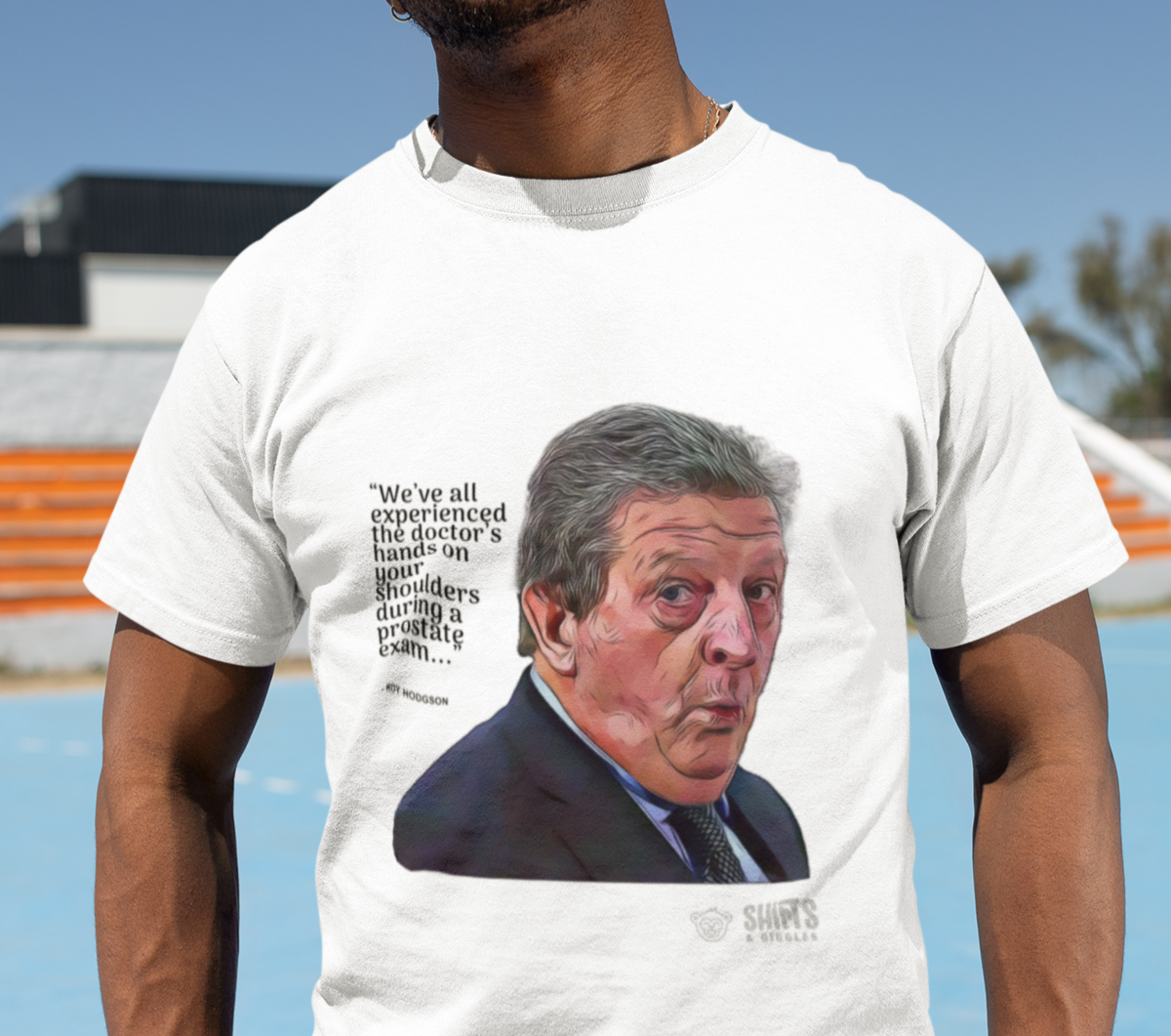 roy hodgson - prostate to masturbate t-shirt