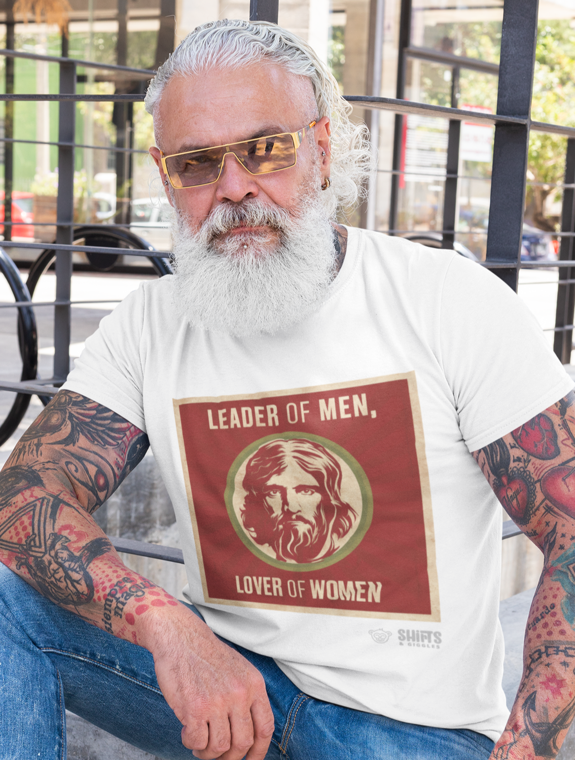 leader of men, lover of women t-shirt