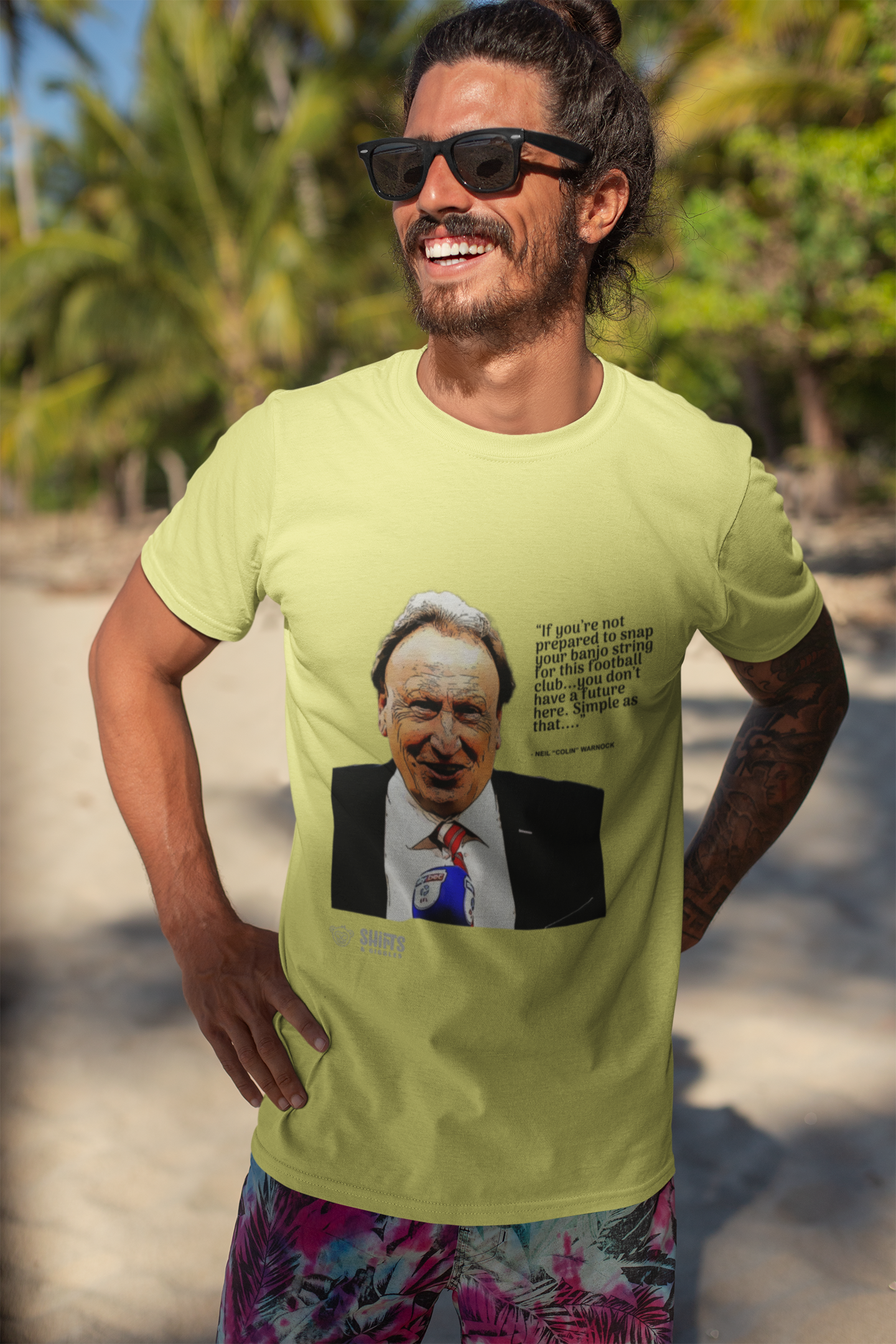 neil warnock - if you're not prepared t-shirt