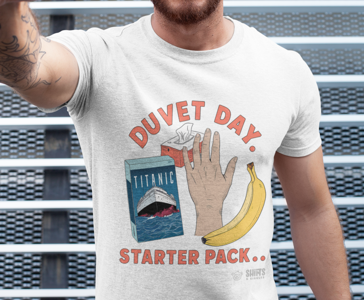 duvet day starter pack t-shirt