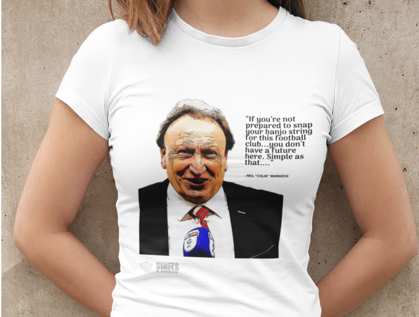 neil warnock - if you're not prepared t-shirt