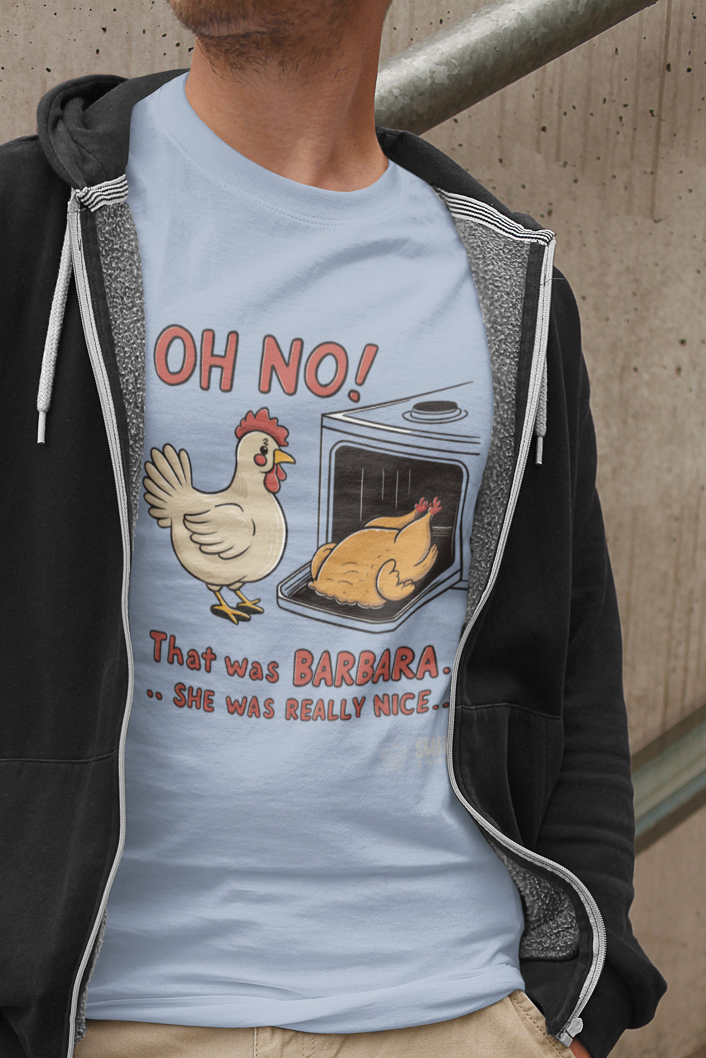 oh no, that was barbara t-shirt