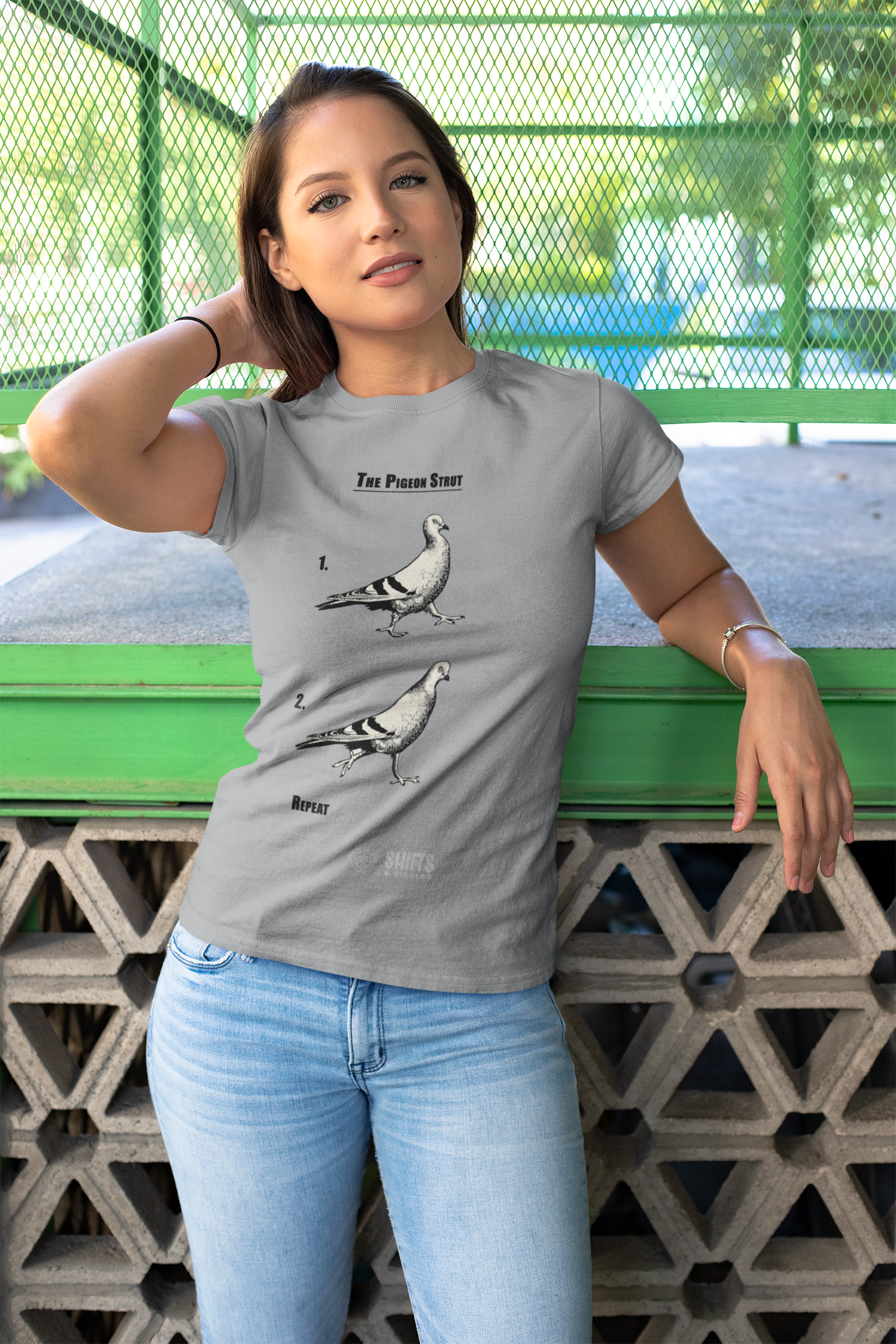 pigeon strut instructions t-shirt