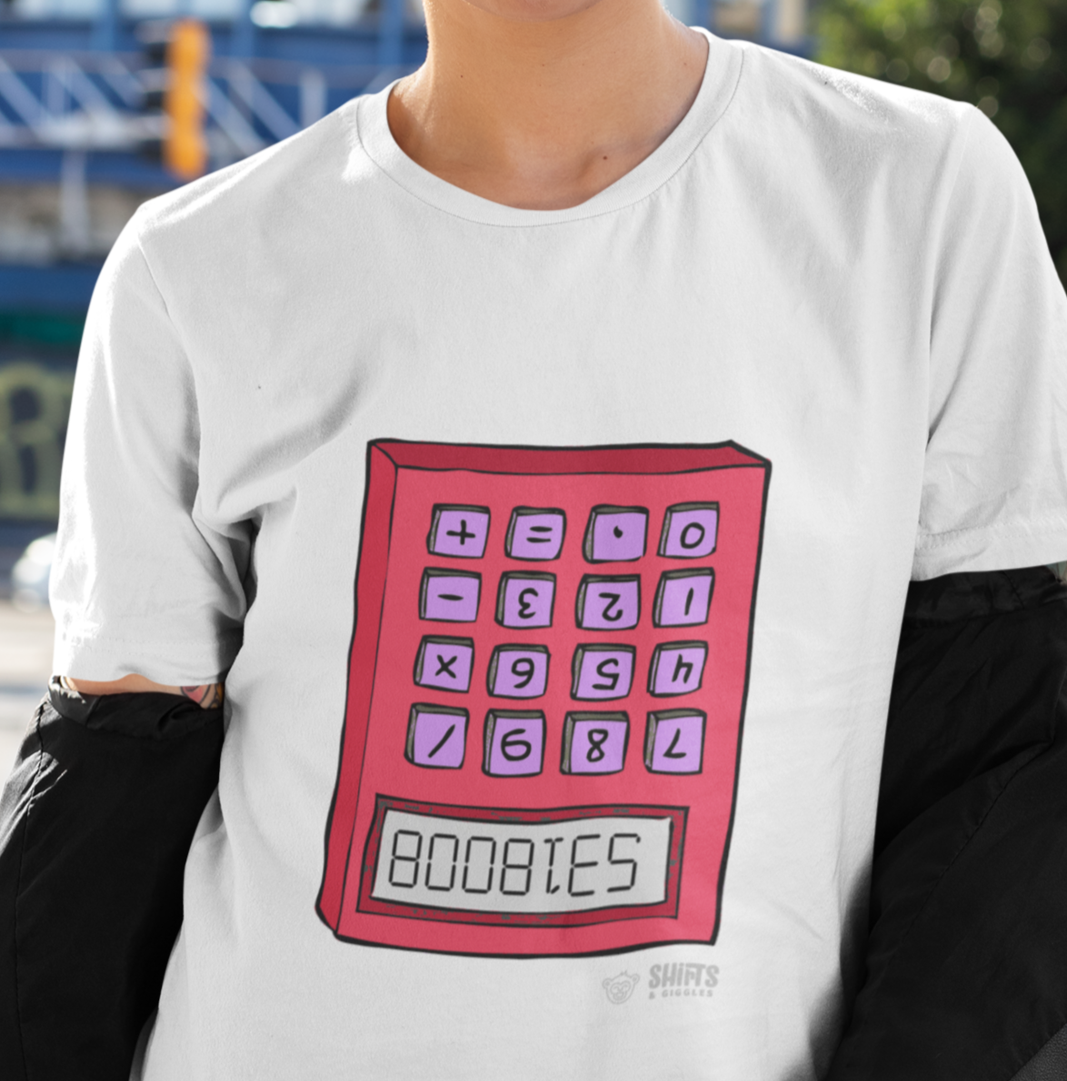 b**bies calculator t-shirt