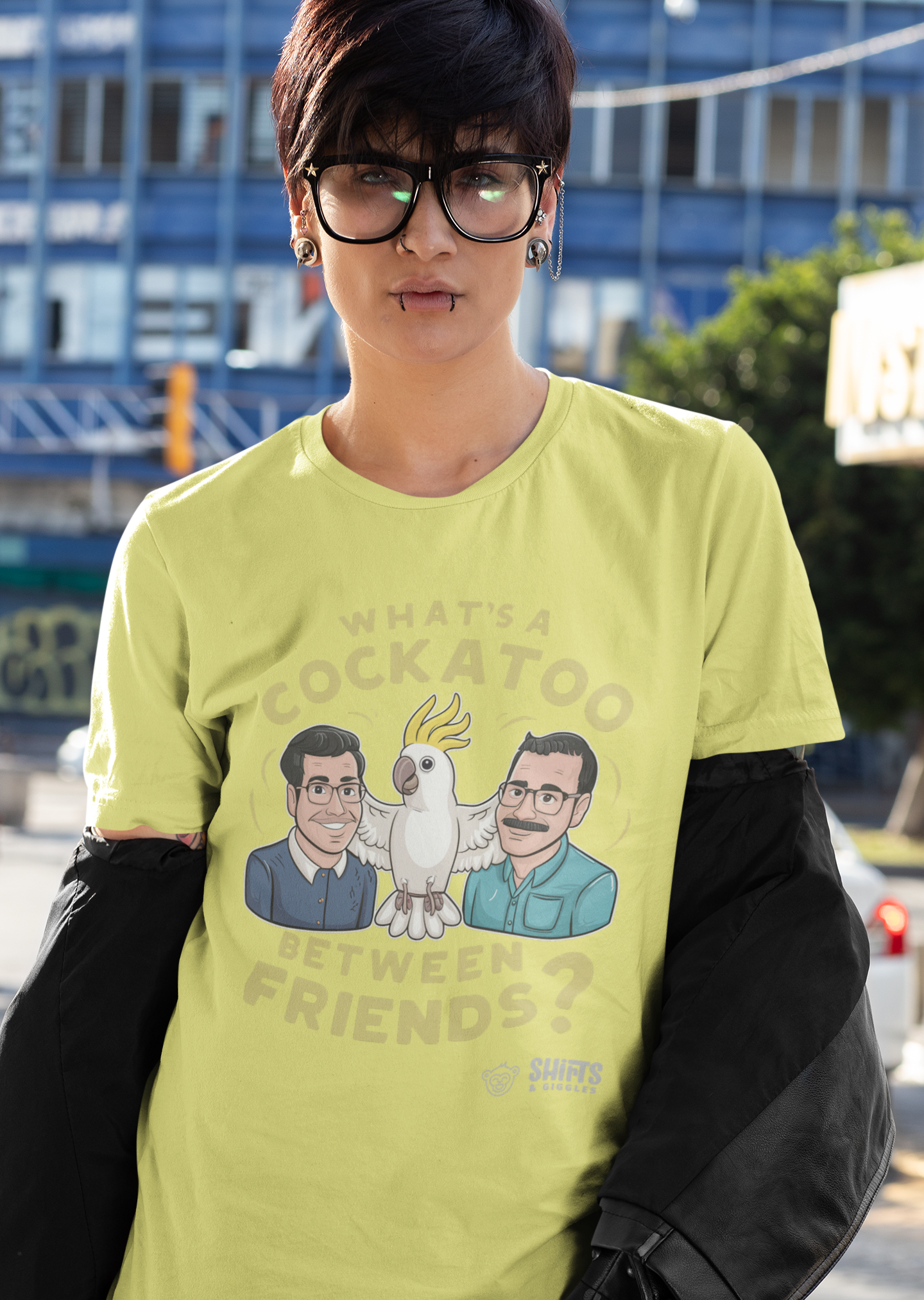 what's a cockatoo between friends? - t-shirt