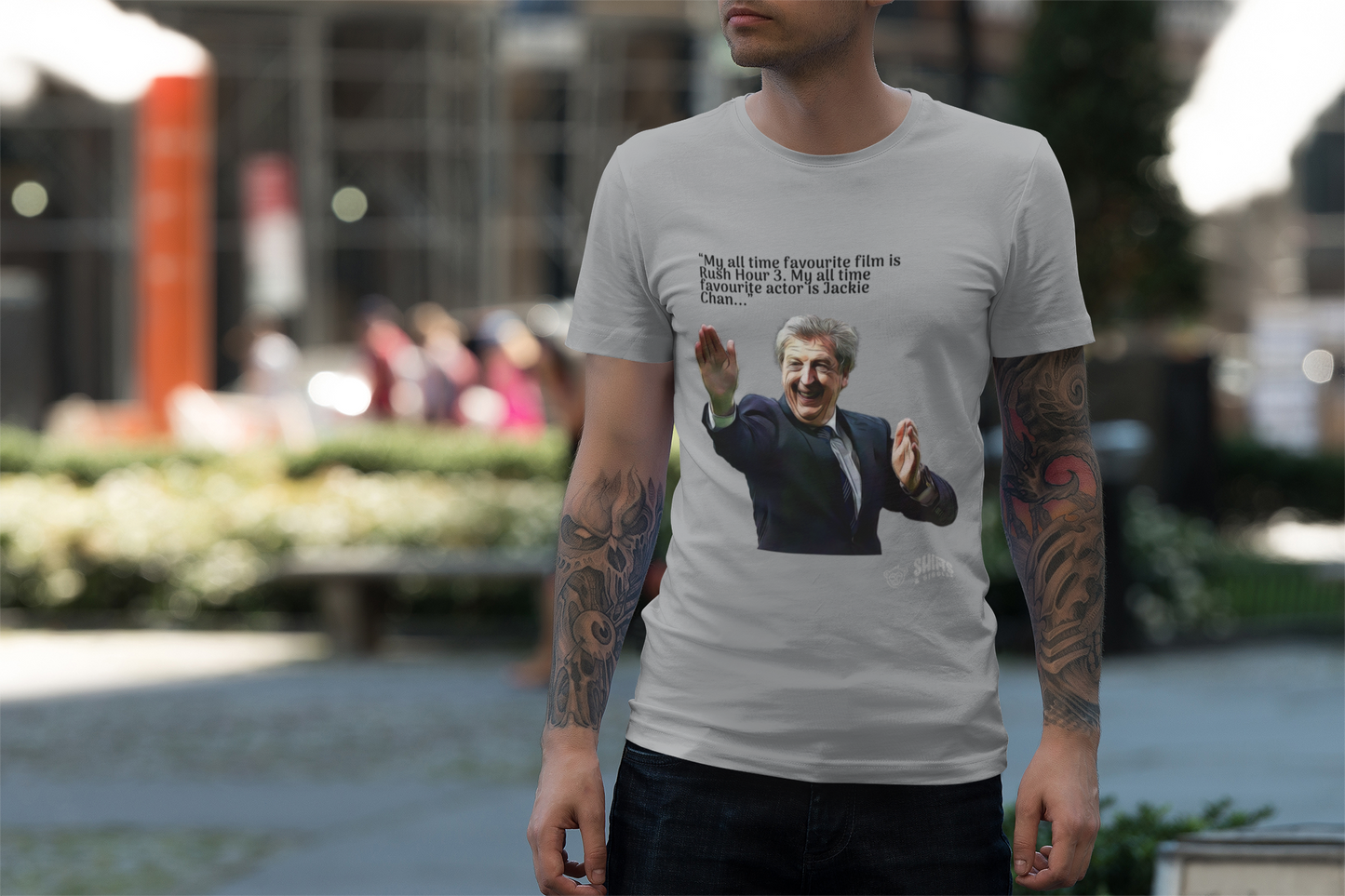 roy hodgson - rush hour 3 t-shirt