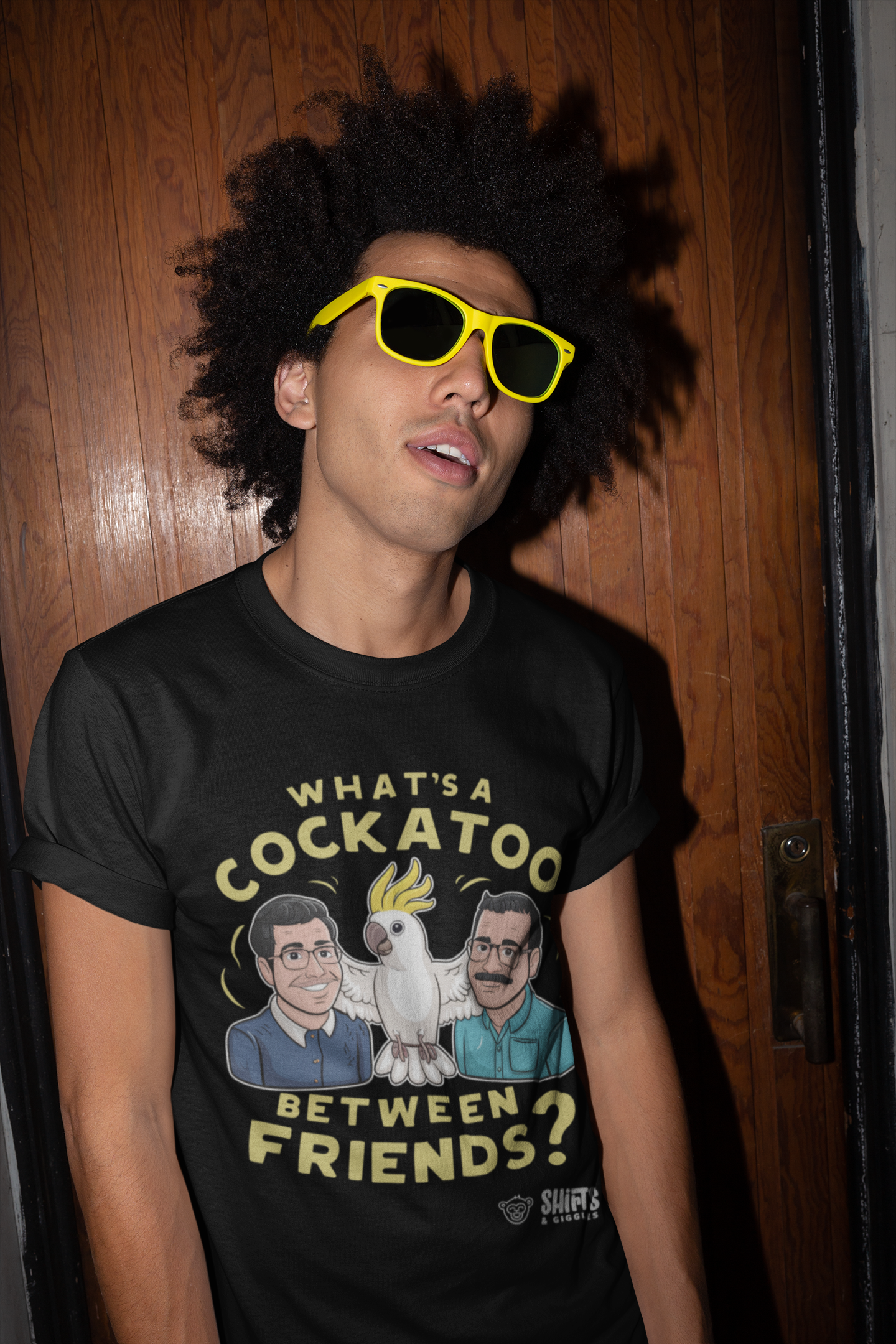 what's a cockatoo between friends? - t-shirt